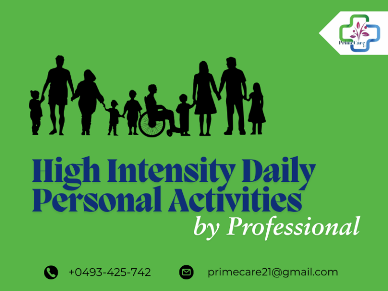 High Intensity Daily Personal Activities in Brisbane by Professional